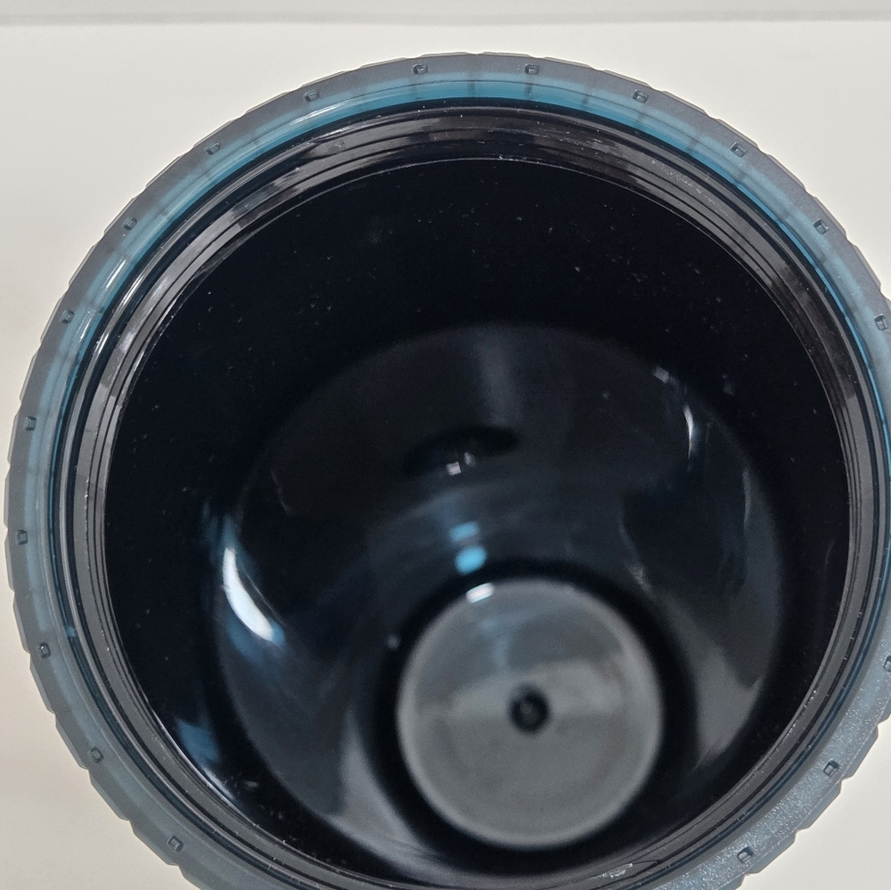 2022 Starbucks Winter Navy Blue Teal Soft Touch Grid Tumbler Venti 24 oz - Picture 11 of 16